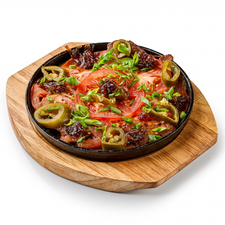 Пикантная сковорода с говядиной