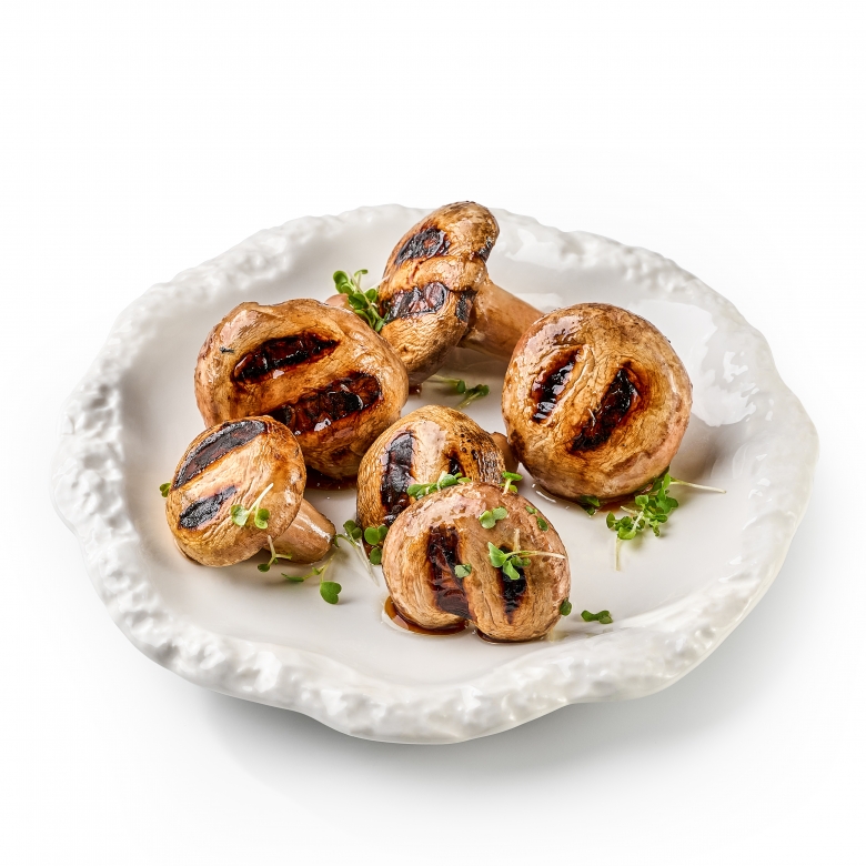 Шампиньоны гриль